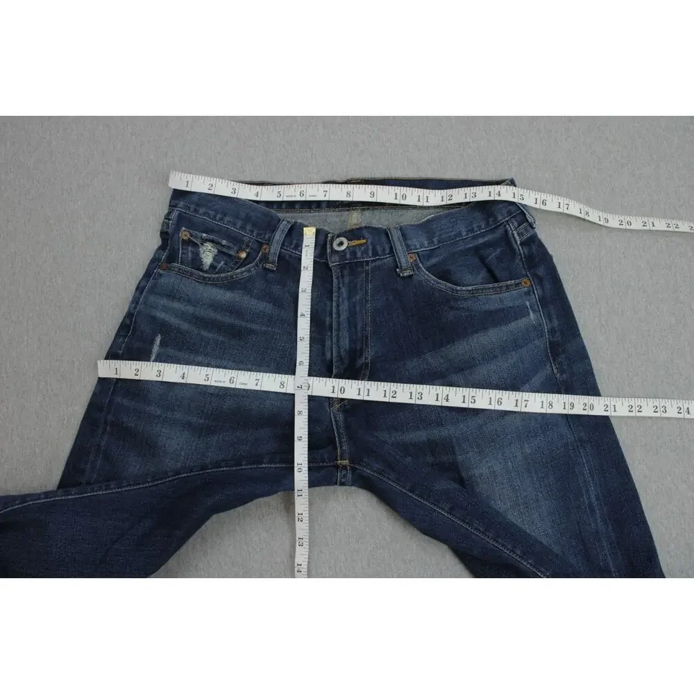 Lucky Brand Jeans Mens 31 x 32 Blue Cotton Blend Stretch 221 Original‎ Straight